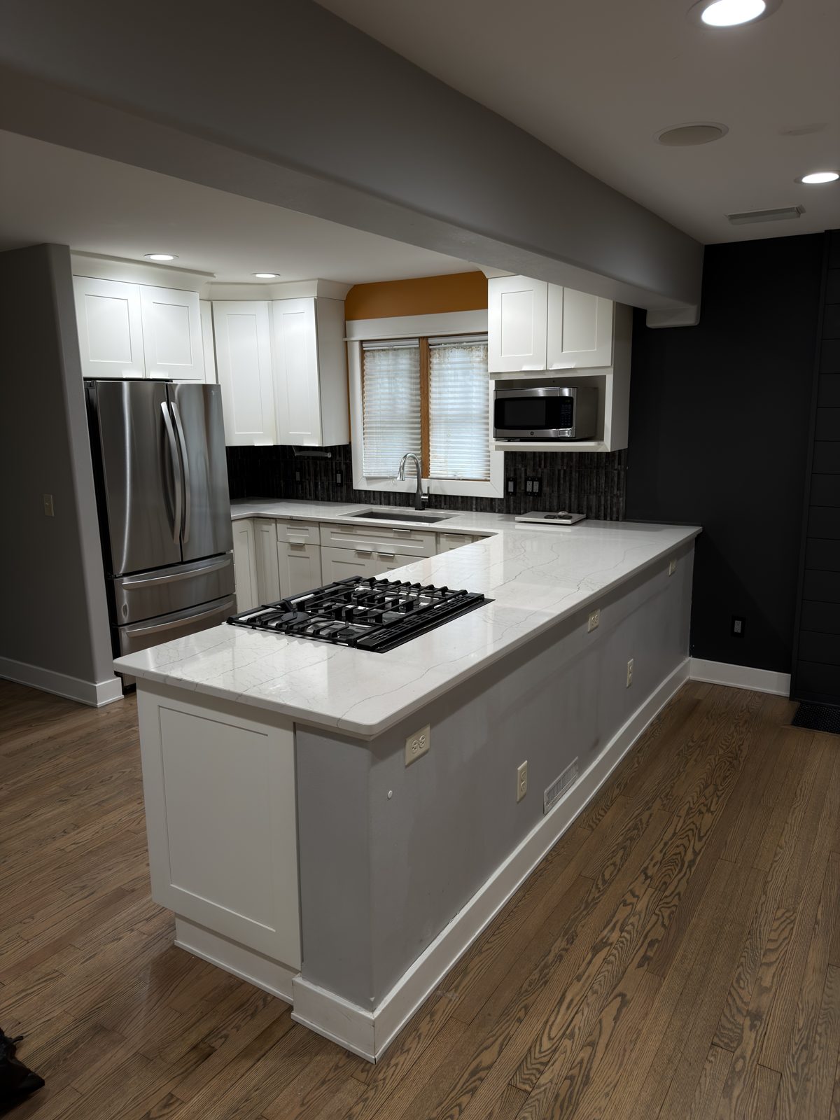 New kitchen after post-construction final cleaning by IBS